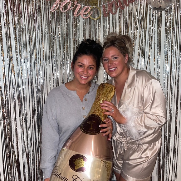 Satin PJ set. - Picture 2 of 3